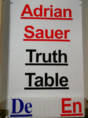 Adrian Sauer Truth Table