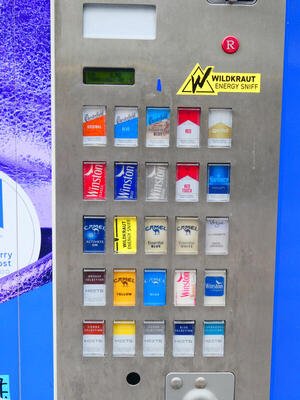 cigarette vending machine