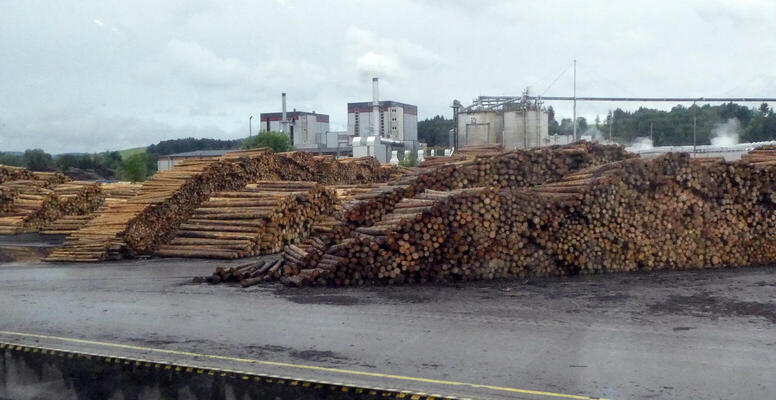 log processing facility