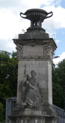 column near bridge