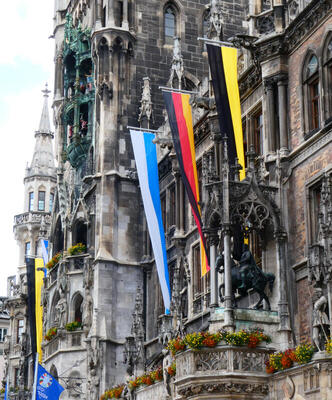 banners on church