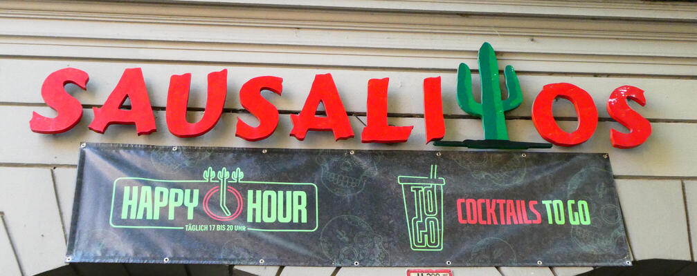 Sausalitos, with a cactus for the “t”