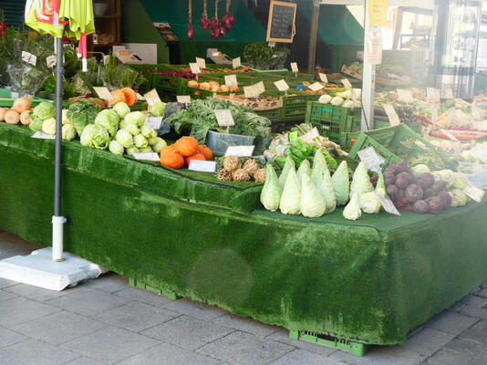 vegetables in viktualienmarkt