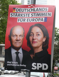 Germany’s strongest voice for Europe / Olaf Scholz and Katarina Barley (SPD)