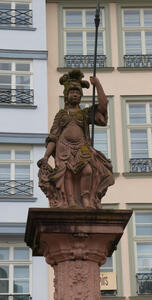 woman warrior with spear