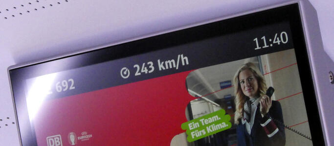 Display shows 243 km/hr