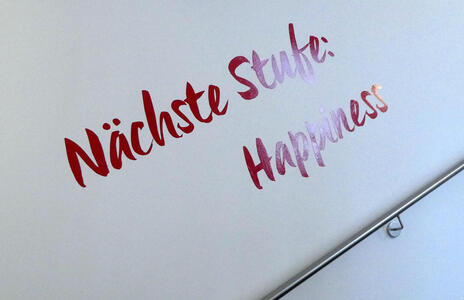 Nächste Stufe: Happiness!