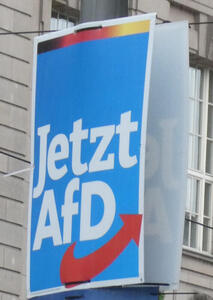 Jetzt AfD with a red checkmark