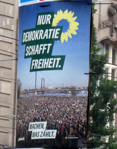 Nur Demokratie schafft Freiheit.