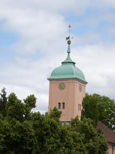 church with green dome