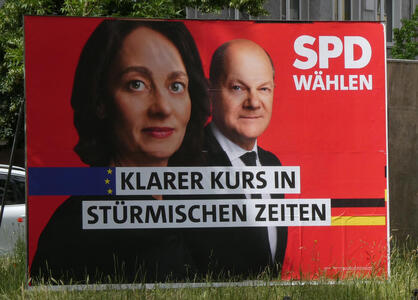 Olaf Scholz and other candidate: Klarer Kurs in Stürmischen Zeiten