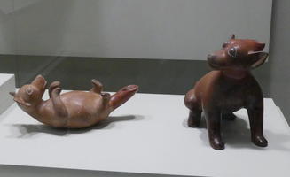 Terra cotta puppies