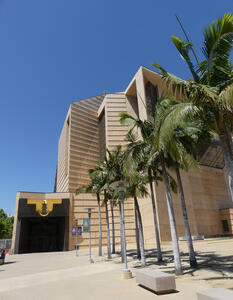 Exterior of Cathedral of Our Lady of the Angels