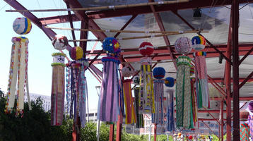 Array of Japanese lanterns