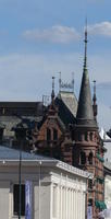 Brown brick gothic building