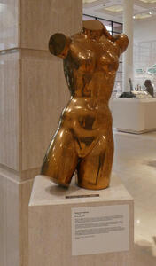 brancusi like bronze torso