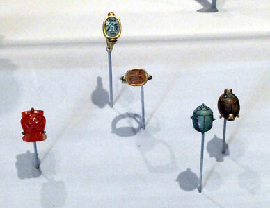 multi colored jewel scarabs