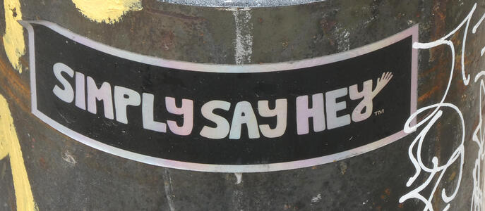 Sticker: SIMPLY SAY HEY