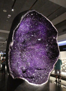 Large (3m) sparkling purple geode