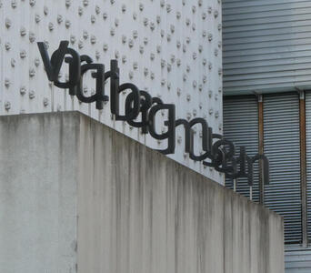 Seen from another angle, the letters are crowded ogether and unreadable.