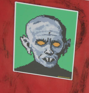 pixellated nosferatu sticker