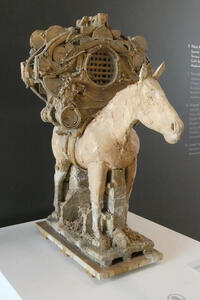 horse with pack