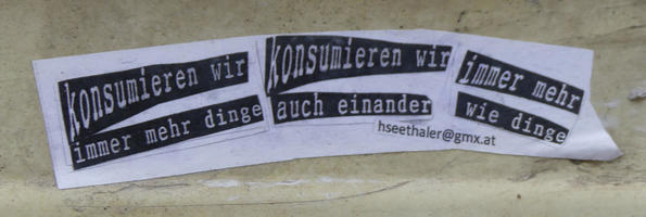 Black and white sticker