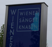 Sign for headquarters of Vienna Boys’ Choir